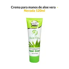 NEVADA NATURAL PRODUCTS - Crema para manos de aloe vera 120ml - Nevada
