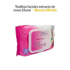 NEVADA NATURAL PRODUCTS - Toallitas faciales extracto de rosas 25und - Nevada
