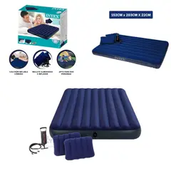 IMPORTADO MC - Colchon Inflable Queen 2 1/2 Plazas 152x203x22