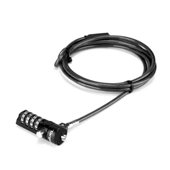 Cable de Seguridad ASP61LA con Candado Serializado de 4 Dígitos para Laptop