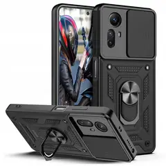 GENERICO - Funda Case for Xiaomi Redmi Note 12s Holder Protector Negro Antishock