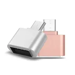 GENERICO - Adaptador Conector V8 OTG Micro USB a USB Hembra