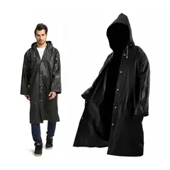 GENERICO - PONCHO IMPERMEABLE LARGO CON CAPUCHA