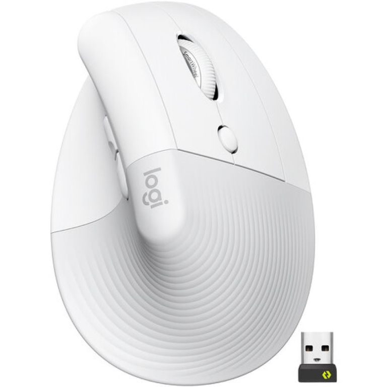 Lift Mouse Ergonómico Vertical Inalámbrico - Blanco