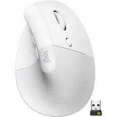 LOGITECH - Lift Mouse Ergonómico Vertical Inalámbrico - Blanco