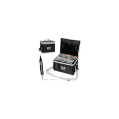 GENERICO - PLUMONES TOUCH 168 PIEZAS