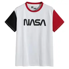 YANSUS - Polo Hombre Tricolor Blanco Estampado Nasa