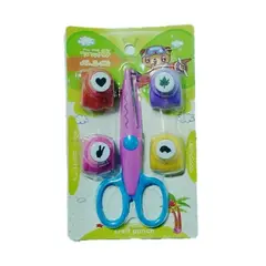 GENERICO - TIJERA CON 4 FERFORADORES DE FORMAS