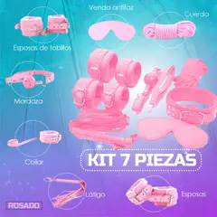 GENERICO - Kit Sado - Bondage Bdsm Para Parejas - 7 Piezas Sexuales