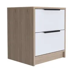 TU MESITA - Mesa De Noche Leia Rovere Blanco