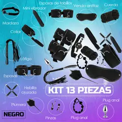 GENERICO - Kit Sado Bondage Bdsm Para Parejas - 13 Piezas Sexuales