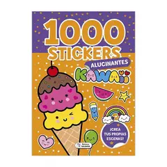 GENERICO - LIBRO 1000 STICKERS alucinates kawai