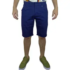 GENERICO - Bermuda Moda Drill Para Hombre - Azul