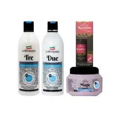 LA BRASILIANA - Pack TRE + DUE + MAGIC POS 500 GR. + Protector Térmico