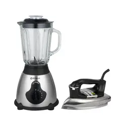 IMACO - Combo Licuadora 15Lts + Plancha Seca pesada Vintage I1700