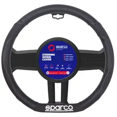SPARCO - Cubre Volante Deportivo Base Plana SPS113 Negro