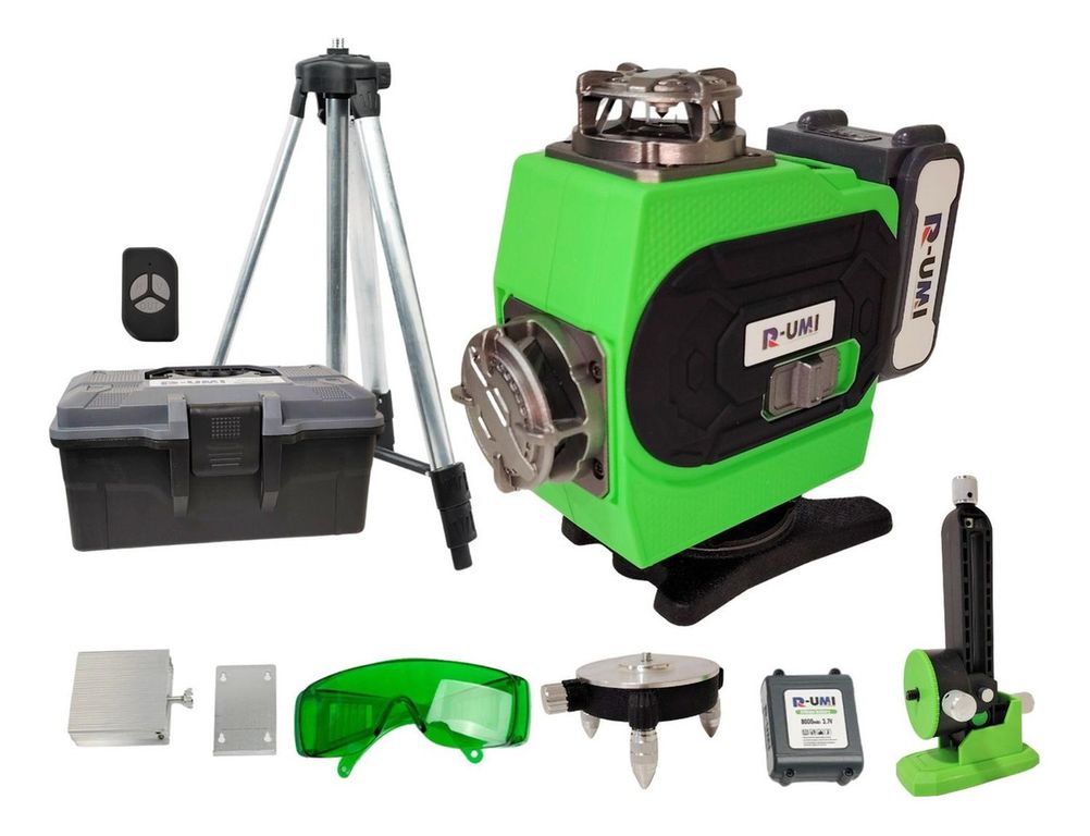 Nivel laser 16 Lineas con tripode y maletin Rumi
