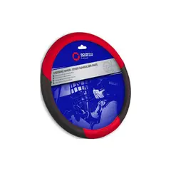 SPARCO - Cubre Volante SPS117RD Negro Rojo