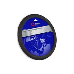 SPARCO - Cubre Volante SPS117BKR Negro costura Roja