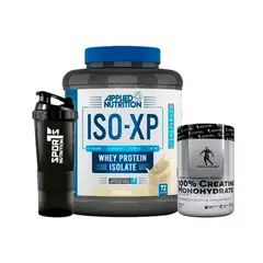APPLIED NUTRITION - Pack ISO-XP 1.8 kg Vainilla + Creatina 500 gr + SmartShaker