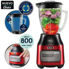 OSTER - Licuadora con Tecnología de Motor Reversible BLSTPEG-CRT