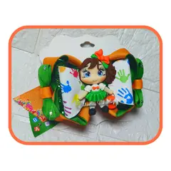 GENERICO - Lazo Escolar para Cabello Niña - Moñitos Lindsey