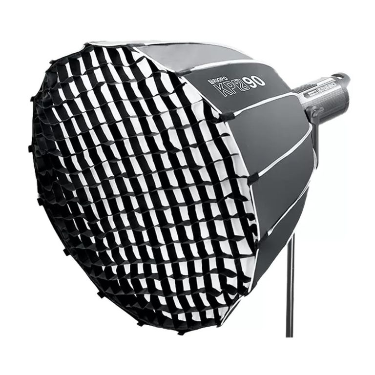 TRIOPO PARABOLICO KP2 90 DE 90CM MONTURA BOWEN + GRILLA