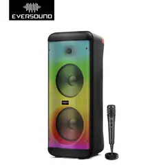 EVERSOUND - Parlante de Torre Vibratto 8'' x 2 EV 5008 Bluetooth