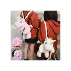 GENERICO - Mochila peluche de unicornio kawaii