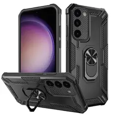 GENERICO - Funda para Xiaomi M4 Pro 4G Holder Parante con Anillo Antishock Negro