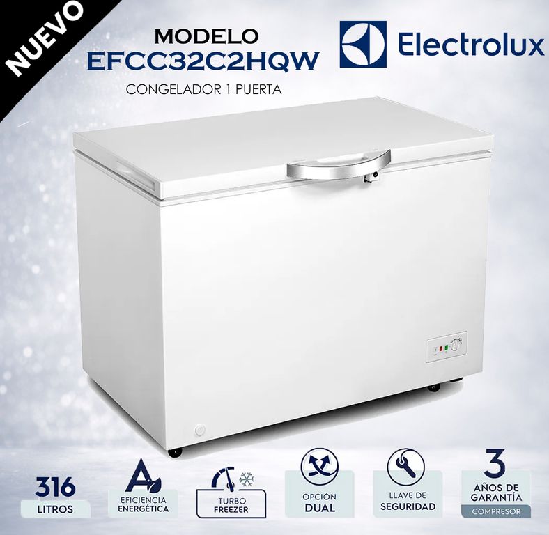 Congeladora Horizontal Cycle Defrost 316L EFCC32C2HQW