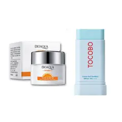TOCOBO - PACK BLOQUEADOR EN BARRA Y CREMA HIDRATANTE VITAMINA C BIOAQUA