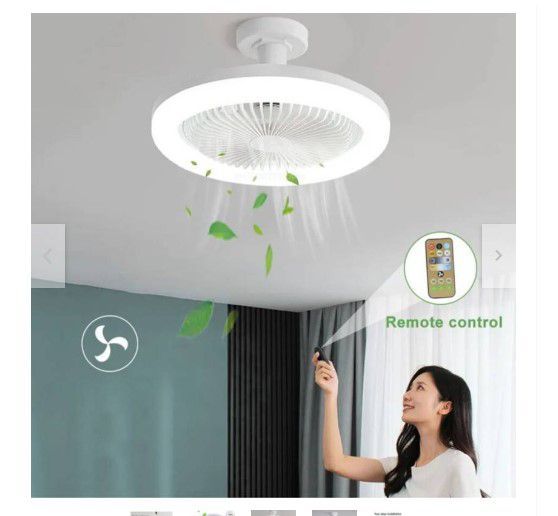 Foco Ventilador de techo 2 en 1 ahorrador 30W con CONTROL