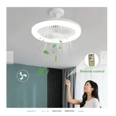 GENERICO - Foco Ventilador de techo 2 en 1 ahorrador 30W con CONTROL