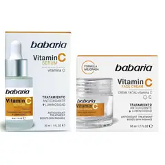 BABARIA - Serum Vitamina C + Crema Facial de Vitamina C -