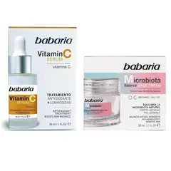 BABARIA - Serum Vitamina C + Crema Facial Microbiotina -
