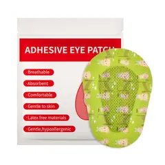 GENERICO - 60 Parches Oculares Para Niño Ojo Perezozo Ambliopía Verde