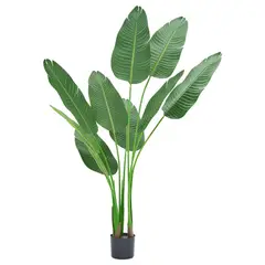 GENERICO - Planta artificial modelo hoja de plátano 1.80 m.