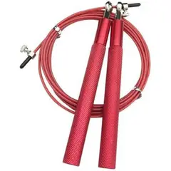 REAL FITNESS PERU - Salta Soga De Aluminio Rojo Real Fitness Perú