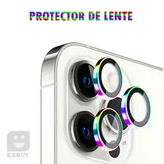 GENERICO - PROTECTOR DE CÁMARA PARA IPHONE 12 MINI TORNASOL