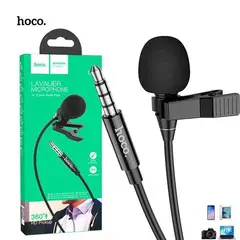 HOCO - Microfono solapero universal lavalier perchero 2m 360°