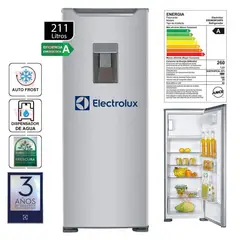 ELECTROLUX - Refrigeradora Frost 211L ERDM26F2HPS - Gris