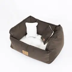 GENERICO - Cama Perro Barky Marron L