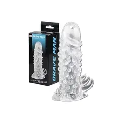 GENERICO - FUNDA BRAVEMAN TEXTURIZADO PARA MAXIMO PLACER