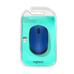 GENERICO - MOUSE INALAMBRICO LOGITECH M170 910-004800 OPTICO RECEPTOR USB AZUL