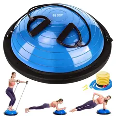 XTREME SPORT - Balon Bosu + Ligas soporte 150kg Pelota de Equilibrio