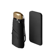 GENERICO - PARAGUAS PLEGABLE MODELO MINI BLACK UV-