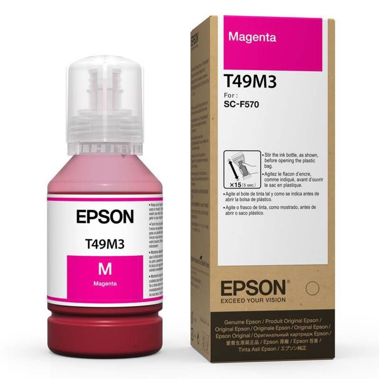 Tinta Sublimacion T49M3 Magenta Botella 140ML