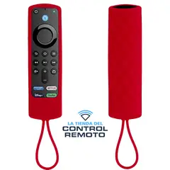 CASE - Protector de Silicona de Control Amazon Fire Tv Stick - Rojo