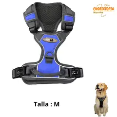 GENERICO - PECHERA CON ASA DE CONTROL Y CINTURÓN DE SEGURIDAD AZUL-M